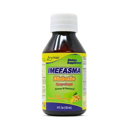 Arymar Imefasma Diabetic Syrup with Ginger and Aloe Vera - 4 Fl oz