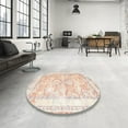 thumbnail image 4 of Ahgly Company Machine Washable Indoor Rectangle Traditional Moccasin Beige Area Rugs, 5' x 7', 4 of 7