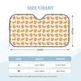 thumbnail image 2 of Kdxio Hot Dog Print Windshield Sun Shade, Foldable Sun Blocker for Car,Truck,SUV Automotive Interior Sun Protection,Reflective Shade for Front Windshield(Small), 2 of 6
