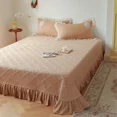 thumbnail image 2 of AI WINSURE-colcha Retro francesa, tamaño Queen, de hilo de algodón, con 2 fundas de almohada, Sábana acolchada, 3 piezas, 2 of 5