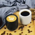 thumbnail image 3 of Black Thick Ceramic Coffee Cup Set (Set/Two), 3 of 3
