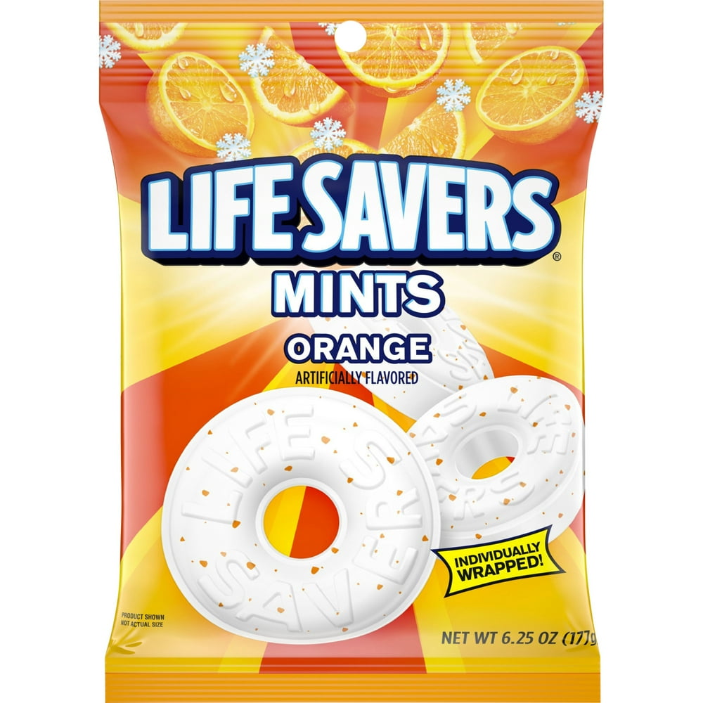 Life Savers, Orange Mints Hard Candy, 6.25 Ounce
