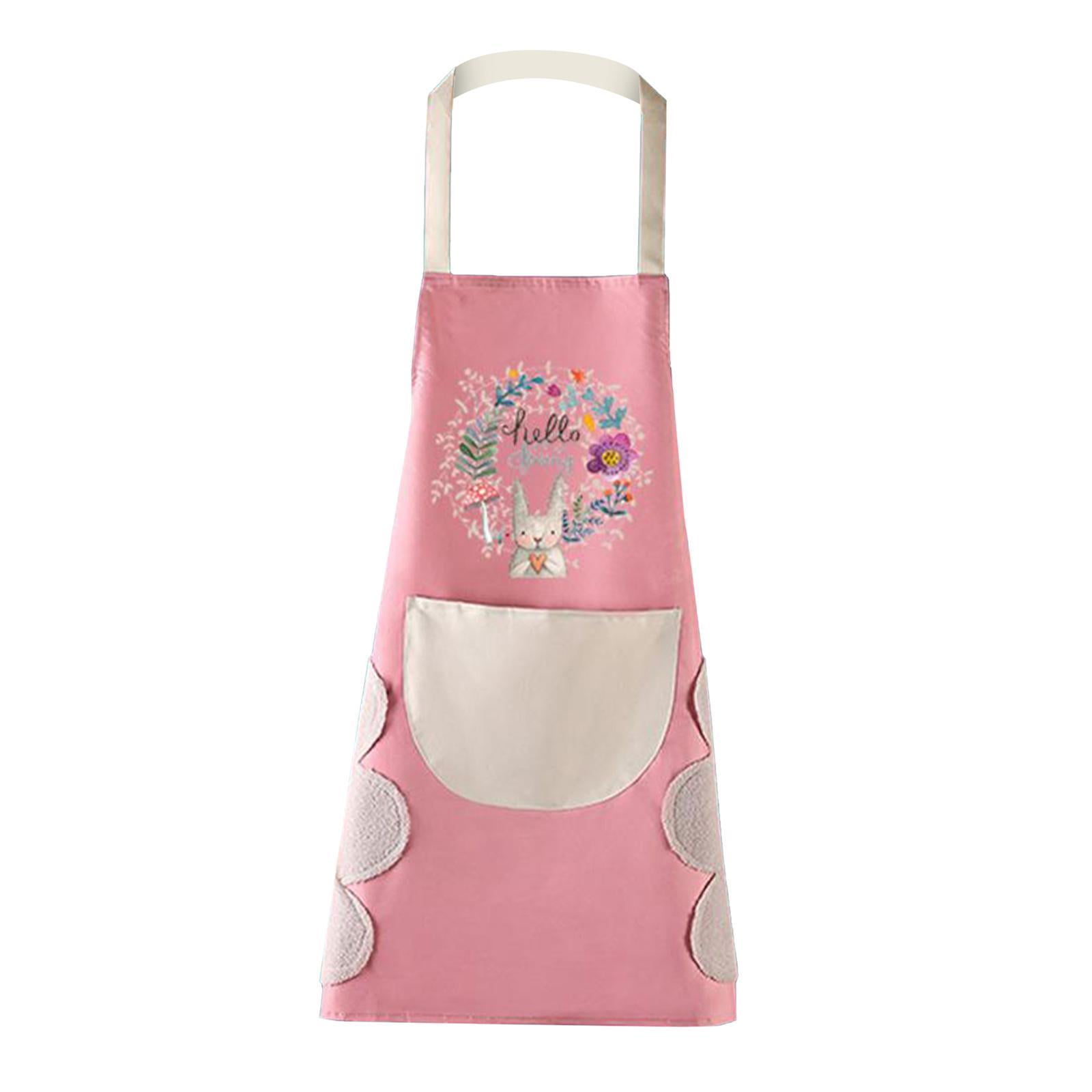 Waterproof Adults Apron with Large Pocket Towel Baking Cooking Crafts