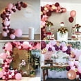 thumbnail image 2 of YANSION Burgundy Balloon Garland Kit, 118Pcs Burgundy Party Decorations for Girls Pink Rose Gold Confetti Balloons Birthday Party Baby Shower Wedding Decor, 2 of 13