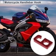 thumbnail image 2 of Gancho Colgante para Motocicleta Cuadrado Soporte para Casco de Motocicleta Equipaje para Scooters Bicicletas Rojo 74mm de Longitud, 2 of 7