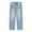Bleu Clair, variante sur QHFBli Jeans Décontractés pour Hommes Pantalon en Denim Décontracté à Coupe Ample pour Hommes avec Fini Blanc Délavé Contemporain et Taille Mi-Haute Confortable pour Bleu Pâle S