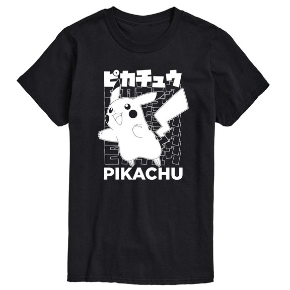 Pokémon - Pikachu Kanji - Men's Short Sleeve Graphic T-Shirt