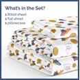 thumbnail image 3 of CGK Linens 3-Piece Cute & Cozy Kids Sheet Set - Twin Size Kids Bedding With Vibrant Designs For Boys, Girls, Teens, Toddler, Basketball, 3 of 7