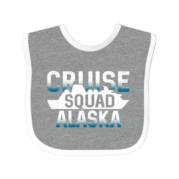 Inktastic Alaska Cruise Squad Vacation Trip Boys or Girls Baby Bib