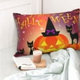 thumbnail image 4 of Balery Halloween Funda de Cojín Estampada, Regalos para Mujeres, Regalos de Amor para Ella, Regalos para Novia o Esposa, Funda de Almohada-14"x20", 4 of 6