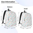 thumbnail image 2 of Xecao Colorful Seashells1 Canvas College Laptop Backpack, a durable rucksack designed for both men and women, ideal for travel, school, and daily use-Small, 2 of 5