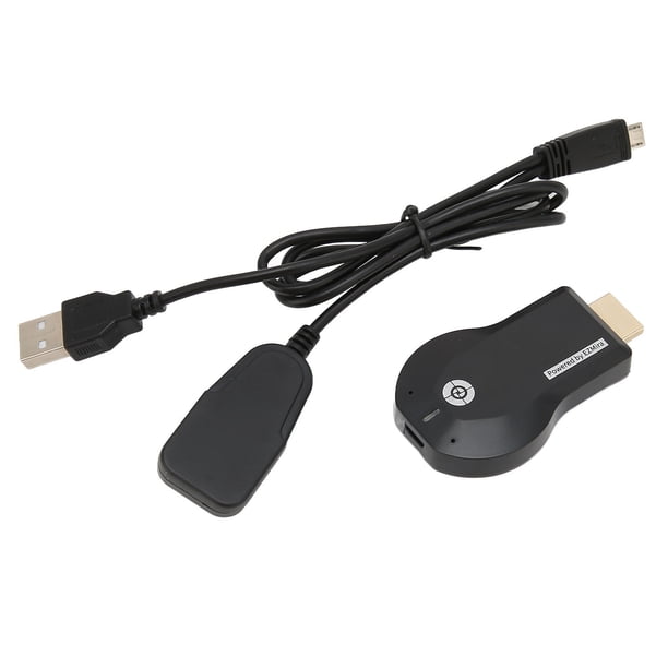 Receptor De Duplicación De Pantalla, Adaptador De Pantalla Inalámbrico Miracast Con Cable WiFi 2 En 1 Para Proyector Para PC Para Oficina Para TV Para El Hogar
