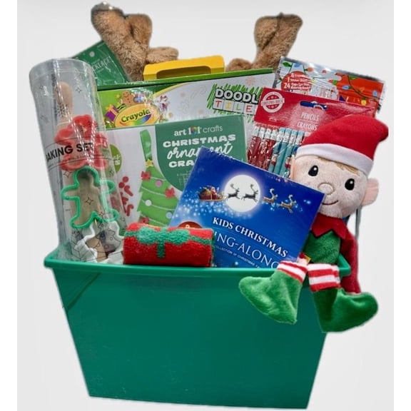 Ultimate Kids' Christmas Activity Gift Basket