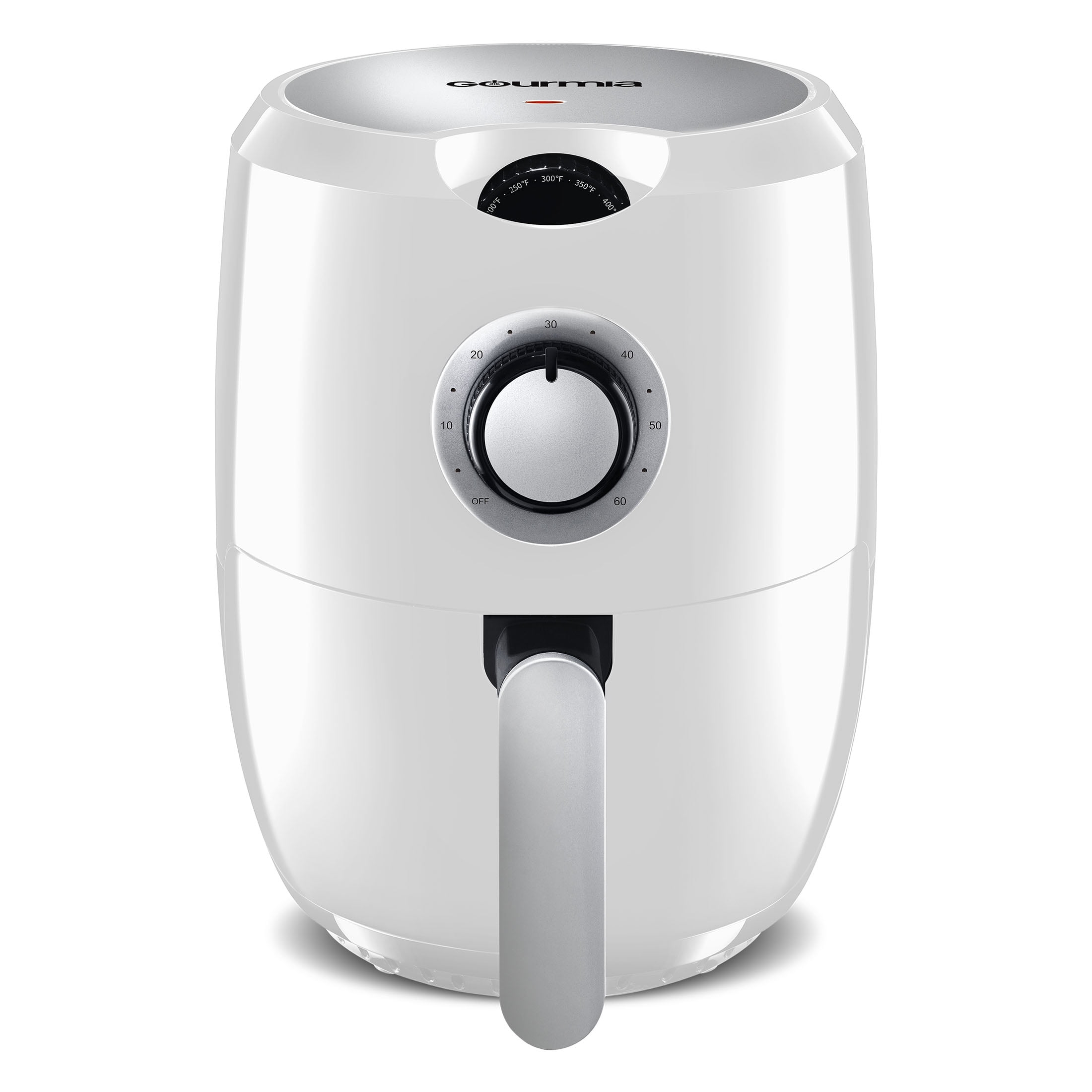 Gourmia 2.2 Qt Air Fryer with Dishwasher Safe Basket, White GAF236