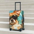 thumbnail image 6 of Fuzoiu Funny Swimming Chihuahua Print Suitcase Cover,Washable Luggage Covers for Suitcase,Elastic Luggage Protector Cover,Scratch Resistant Travel Suitcase Covers-X-Large, 6 of 7