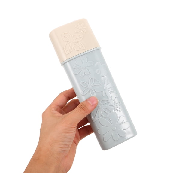 Homoyoyo 4-Pack Plastic Travel Toothbrush Holders with Lid, Portable Toothbrush Storage Case Protector