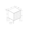 thumbnail image 4 of Accent Table, End, Side Table, Small, Storage, Lamp, Walnut Laminate, Modern, 4 of 4