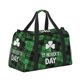 thumbnail image 2 of Fotbe St Patrick's day Bolsa de Viaje con Estampado, Bolsa de Fin de Semana para Mujer con Compartimento para Zapatos, Bolsa de Gimnasio con Bolsillo Húmedo, 2 of 7