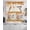 Orange Yellow Black, variant on Orange Fall Swag Kitchen Curtains Sets for Windows 24 Inch Length, Thanksgiving Gnomes Maple Leaf Sunflower Rustic Short Window Curtain Swags Valances and Tiers 3 Piece Set for Cafe/Dining Room