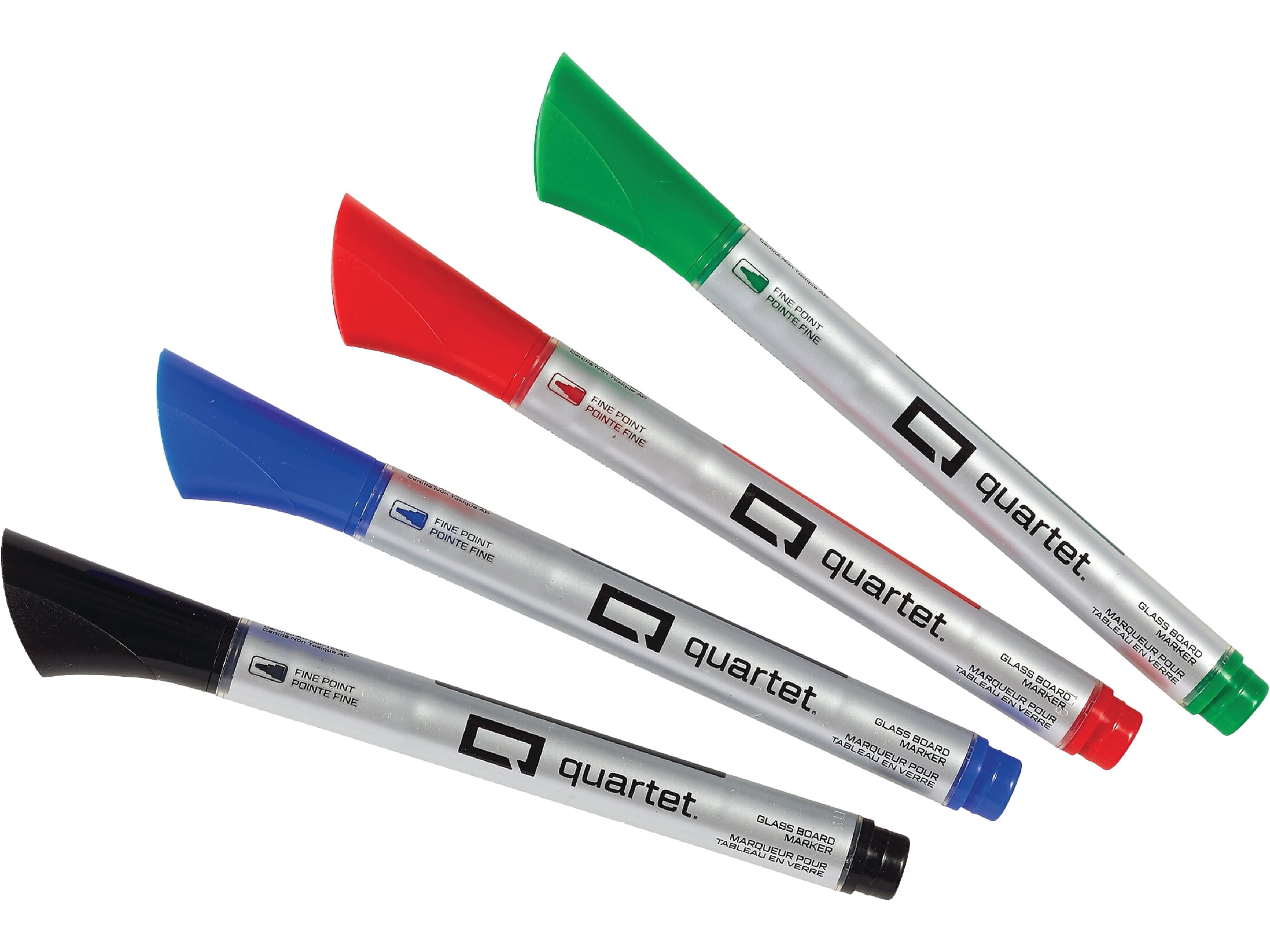 Quartet Premium Dry Erase Markers Fine Tip Assorted Inks 4/Pack 79555
