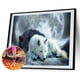 thumbnail image 1 of Cuadros Decorativos Kit de pintura de diamante 5D lobo taladro redondo completo Rhinestone DIY arte de la pared conjunto de manualidades DQrwqpou Nuevos Originales, 1 of 9