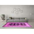 thumbnail image 3 of Ahgly Company Indoor Rectangle Oriental Pink Industrial Area Rugs, 5' x 8', 3 of 4