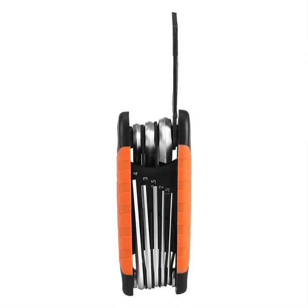 Llave hexagonal plegable, juego de llaves hexagonales plegables de acero inoxidable de 8 piezas Juego de llaves hexagonales plegables Valor inmejorable