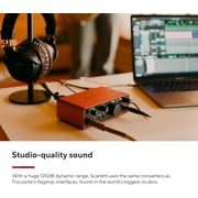 Focusrite Scarlett 2i2 Studio 4th Gen USB Audio Interface Bundle