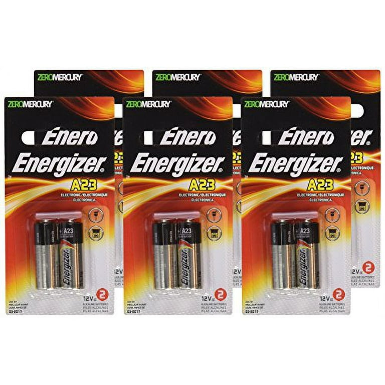  Energizer Alkaline Batteries A23 (2 Battery Count) - Packaging  May Vary : Health & Household