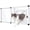White-Fit Window: 28.5"-32", variant on Sliding Cat Door For Window Fits 22"-28.5" Width 1-mintall | Aluminum Frame + Hd Glweatherproof Designic Closureert Adjustable Pet Cats