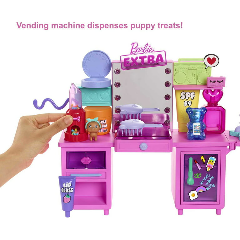 Barbie Barbie Extra Doll & Vanity Table Playset with 45 Accessories -  Playpolis