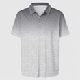 thumbnail image 5 of NOLDARES Mens Ribbed Polo Shirt Textured Knit Short Sleeve Casual Golf Beach Vacation Tops(Light Gray,S), 5 of 6