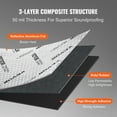 thumbnail image 3 of VEVOR Car Sound Deadening Mat,Noise Insulation and Vibration Dampening Material for Car 50 mil 52 sqft, 3 of 5