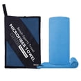 thumbnail image 2 of Microfiber Fitness Towel with Zipper Storage Bag Quick-Drying Water Absorbent Machine Washable Beach Yoga Sports Exercise Workout Towel, 2 of 8