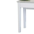 thumbnail image 4 of 1 Drawer Wooden Vanity Table with Adjustable Mirror, White, 4 of 4