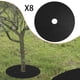 thumbnail image 5 of Esteras de barrera para deshierbe de árboles Barreras de deshierbe de jardín Antideslizantes, Cubiertas de suelo para árboles 82 centímetros, 5 of 9