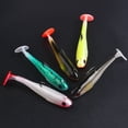 thumbnail image 2 of 5pcs Single Hook T-Tail Fishing Lure Lead Jig Head Bionic, 2 of 8