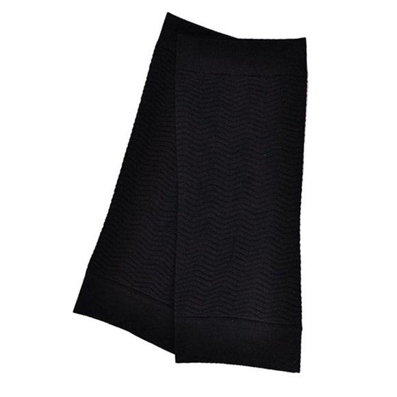 1 par de mangas adelgazantes para brazos, suaves, cómodas, transpirables, elásticas, de nailon, de gran tamaño, moldeadoras de compresión para brazos, color negro, talla única