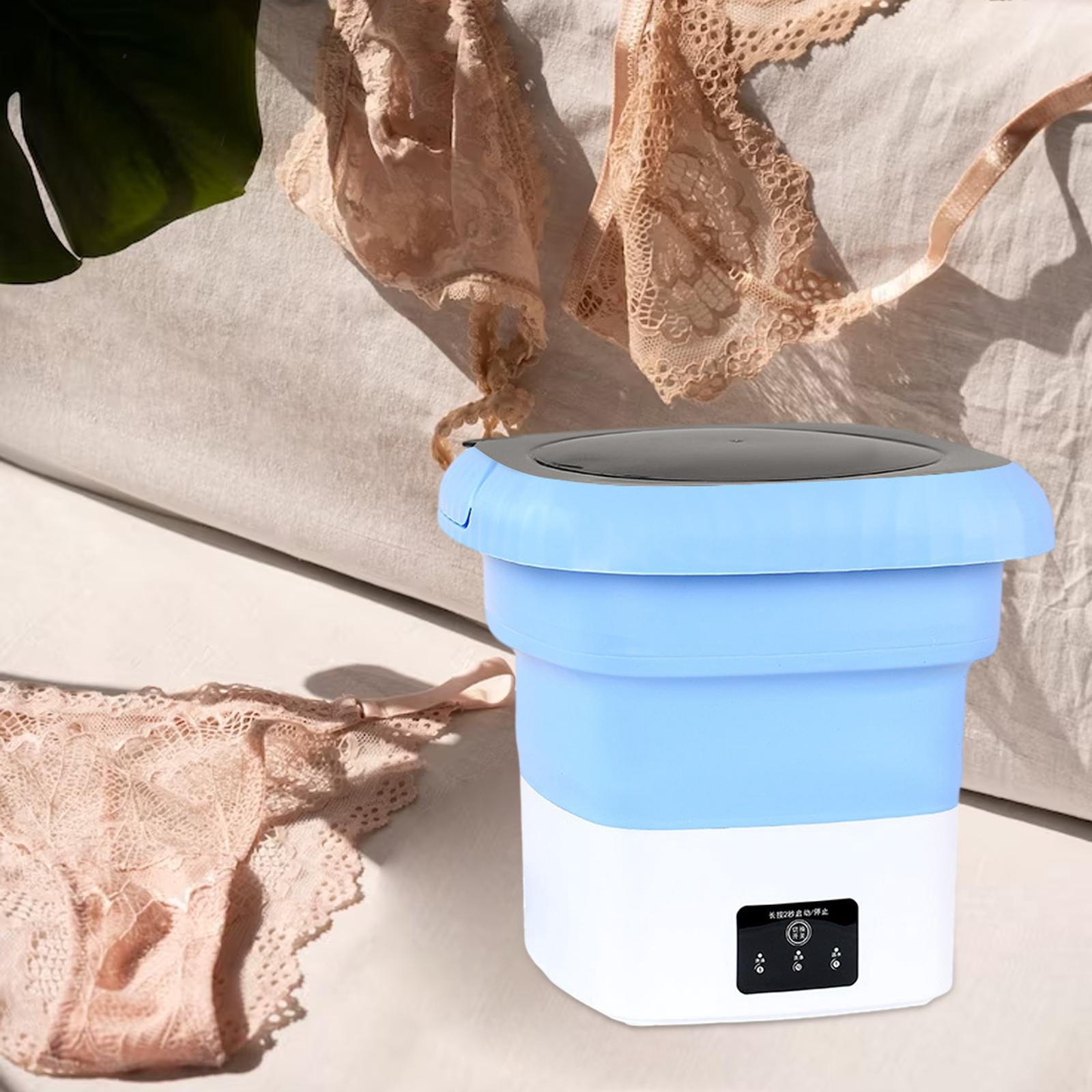 Portable Washing Machine Folding Washing Machine Easy to Use 9L Capacity Durable Deep Cleaning for Hotel