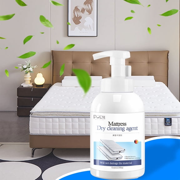 KOYPTL Mattress Cleaner and Stain Remover Spray, Powerful Mattress Stain Remover for Bed, Couch, Carpet & Upholstery, Gentle Yellow Stain Cleaner & Spot Treatment for Fabric, 300ML