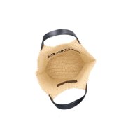 Balmain Women's Beige Straw Rafia Logo Tote Bag Neutrals