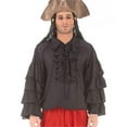 thumbnail image 1 of The Pirate Dressing C1084 Henry Morgan Chemise - Noir - Très Grand, 1 of 1
