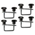 thumbnail image 3 of Terraxo 4 Pieces Roof Box U Bolt Clamp Car Van Mounting Fitting Kit Rooftop Cargo Carrier Rack Bolt Hardware Multi Purpose Easy Installation Rust Resistant Su 6 cm, 3 of 8