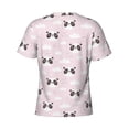 thumbnail image 6 of Vsdgher Cute Panda Print Men's Dry Fit Mesh Athletic Shirts Moisture Wicking Tennis T-Shirt Tops, 6 of 9