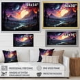 thumbnail image 4 of Designart "Stars Infinity horizon II" Stars Floater Framed Wall Decor, 4 of 7