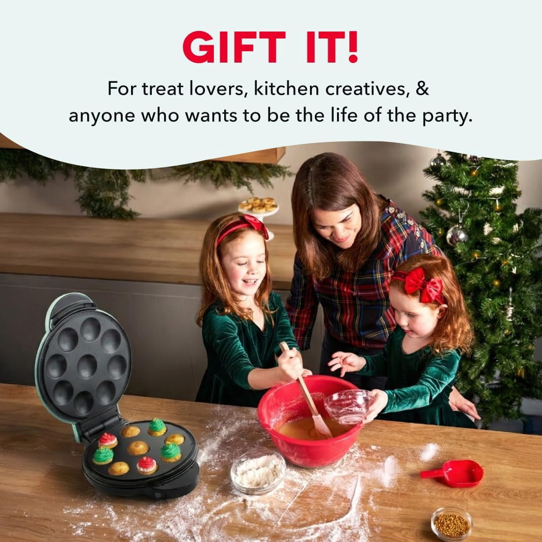 MultiMaker Treat Maker System -   Donut, Cupcake & Waffle Maker with Interchangeable Plates