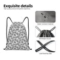 thumbnail image 4 of Gaeub Snake Drawstring Backpack Bag Sport Gym Sackpack Heavy Duty String Backpack for Men Women-Medium, 4 of 6