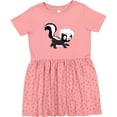 thumbnail image 3 of Inktastic Cute Woodland Animal Skunk Girls Toddler Dress, 3 of 5