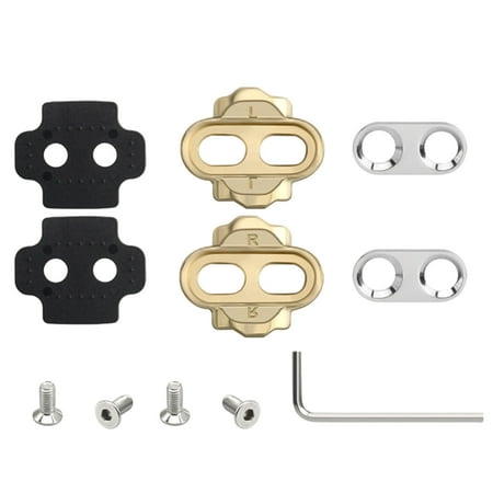 

Sofullue Cycling Bike Pedals Shoe Cleats Pedals Locking Plate for Mountain Bike Road Bike