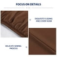 thumbnail image 6 of Subrtex Bed Sheets Wrinkle Resistant Premium Microfiber Deep Pocket Fitted Sheet, Chocolate, Twin, 6 of 7